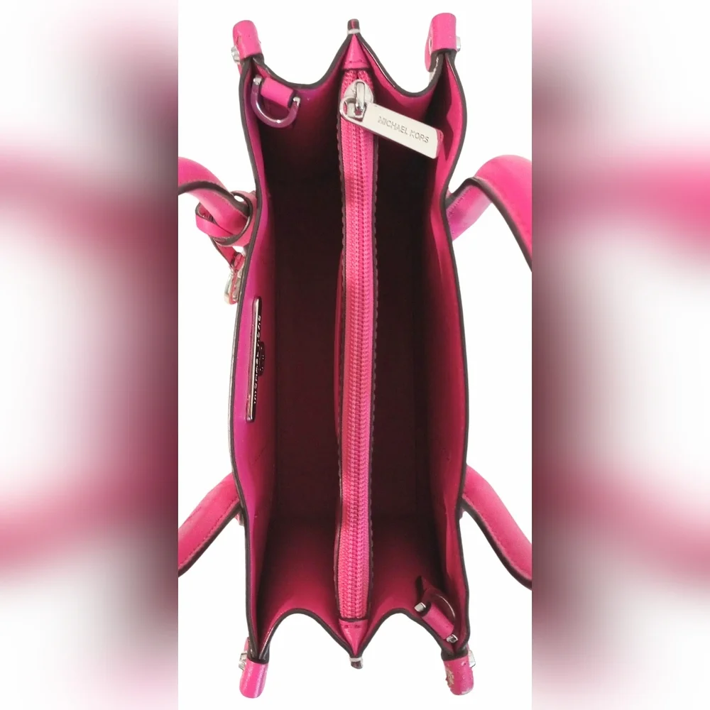 Michael Kors Maple Small Center Stripe Satchel - Picture 11 of 16